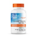 Médicos Mejor Vitamina Natural K2 MK-7, soporta el tejido " Bone Health, Non-GMO, Gluten Free, Soy Free, Vegan 60 Veggie Caps