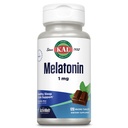 KAL Melatonin 1mg Ayuda para el sueño, Melatonina Suplemento Asistencias Calming Relaxation and a Healthy Sleep Cycle, Fast Dissolving ActivMelts, Natural Chocolate Mint Flavor, Vegetarian, 120 Serv, 120 Micro Tabs