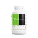 DAVINCI Labs CoQ10 - DMG 300/300 - Apoya la función de salud y energía cardíaca* - Suplemento dietético con Coenzima Q10 & vitamina E - Vegetariano - Sin gluten - 60 tabletas de sabor naranja