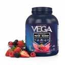 Vega Sport Vegan Protein Powder + Recuperación - 30g Proteína basada en plantas por Serving, Berry, 45 Servings, 5g BCAAs, Probióticos, NSF Certified, Para Shakes & Smoothies, 4.2lbs (Paquete May Vary)