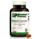 Standard Process Soybean Lecithin - Brain Health Support Supplement - Nutritional Whole Food-Based Supplement with Essential Fatty Acids from Soybean Lecithin - 240 Softgels