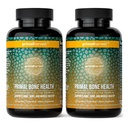 Primal Harvest 2 Pack, Primal Bone Health Calcium Carbonate Bone Health Complex para Hombres &amp; Mujeres con Calcio, Magnesio, Zinc, Manganese, Potasio, " L-Carnitine (240 cápsulas)