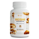 SIRUNES Reishi Mushroom Capsules – 100-Count Reishi Mushroom Suplemento para Estrés y Soporte Inmunitario – 1000mg Adaptógeno de alta resistencia Capsules Superalimentos de Mushroom – No GMO y Natural