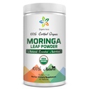 Certified Organic Moringa Leaf Powder-1Lb. USDA Certified Organic. 100% Puro y Original. Naturalmente aumenta la energía, el metabolismo y la inmunidad. Raw Green Whole Superfood. No GMO, Gluten Free