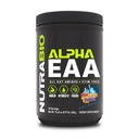NutraBio Alpha EAA - Aminoácidos de todo el día para el crecimiento muscular y la hidratación - Aminoácidos esenciales con nootrópicos " Adaptógenos- Espectro completo EAA BCAA Powder - 30 Servings - Nueva York Punch