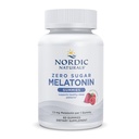 Nordic Naturals Zero Sugar Gummies Melatonin, Raspberry - 60 Gummies - 1,5 mg Melatonina - Gran Sabor - Descanso sueño, Apoyo Antioxidante - No GMO, Vegan - 60 Servimientos