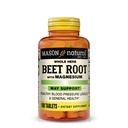 MASON NATURAL Beet Root with Magnesium and Calcium - Healthy Heart and Blood Pressure, Maintain Global Health, 100 Tablets
