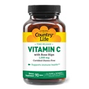 Country Life Vitamin C 1000mg con Rose HIPS – Time Release Immune Support Supplement – Antioxidant Protection – Vegan, Gluten-Free, Preservative-Free – 90 Tablets