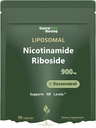 Liposomal Nicotinamide Riboside Supplement, Nicotinamide Riboside Resveratrol 900mg for Anti-Aging, Energy, 80 Capsules,
