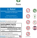 Lactobacillus Sakei Probiotic Powder 150 Billion cfu's ← Hecho en EE.UU. Silencio No Additives ← Direct from Manufacturer Silencio No Third-Party Storage ← Sinus y Sinusitis Relief  L. Sakei ← 30 Grams (1.05 Oz)