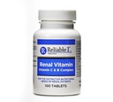 RELIABLE 1 LABORATORIOS Renal Vitamina C &amp; B Complejo para Hombres y Mujeres (100 Tablas por Botella)