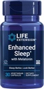 Ampliación de vida Dormir mejorada con Melatonina - Melatonina Suplemento de sueño para el descanso y la piel sana &amp; Más – Sin gluten, No GMO, Vegetariano – 30 cápsulas