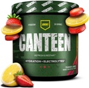 REDCON1 Canteen Hydration + Electrolytes, Strawberry Lemonade - Electrolyte Drink Powder with B Vitamins + Minerals for Recovery - Coconut Water Powder " Hyaluronic Acid for Hydration (30 Servings)