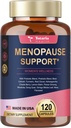 Suplementos de menopausia para Mujeres, Multibenefit &amp; Full Black Cohosh, Easy-to-Swallow, Natural, Gluten-Free, Women Balance