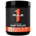 Regla 1 R1 Protein Whey Isolate - con 25g Protein &amp; 6g BCAA Exclusivamente de Fuentes Hidrolyzed Isoladas para la recuperación del entrenamiento (1 libra*, Crema de Vainilla)