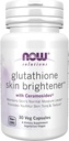 Glutathione Skin Brightener con Ceramosides Ahora Alimentos 30 VCaps
