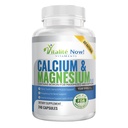 Mejor Calcio &amp; Magnesio + Vitamina D3 400 UI - Altamente Absorbable con Borón - 10 Formas de Calcio + Fósforo para Fuerza de Hueso - Todo Natural - 240 cápsulas - 2 Mes de Suministro!