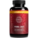 Primal Harvest Primal Liver Suplemento con, Ácido Alfa-Lipoico, L-Cysteine HCL, L-Glutathione, Milk Thistle y Spirulina, para Hombres y Mujeres, 120 cápsulas