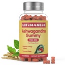 Ashwagandha Gummies, LAB Tested, 60 Conde,1500mg,3% Conanolides,Peach Mango Flavour, Suplemento ideal para su familia entera.