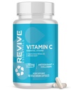 Revive MD Vitamin C Capsules, 1000mg - High-Potency VIT C Ascorbic Acid Dietary Supplement for Immune Support " Antioxidant Health - No Fillers " Non-GMO (200 cápsulas vegetarianas, 30 servidos)