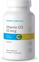 Cooper Complete - Vitamina D3 25 mcg (1000 UI) - Fácil de digerir - 60 Softgels Pack de 1