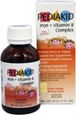 Complejo de hierro + vitamina B Todas las nuevas vitaminas naturales de la fórmula " Suplemento mineral para ayudar a los niños con fatiga, cansancio y condiciones de fragilidad