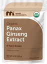 Micro Ingredientes Maximum Strength Organic Korean Ginseng Root 200:1 Powder, 4 Ounce, Red Panax Ginseng Powder, Active Ginsenosides, Vegan Friendly