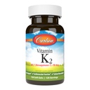 Carlson - Vitamina K2 MK-7 (Menaquinone), 90 mcg, soporte de bonificación, biodisponibilidad de calcio, vitamina K2, vitamina K-2, 120 Softgels