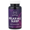 MRM Nutrición Relax-All ® Sleep ← Ayuda a usted Fall Asleep  tolera Restablecimiento + Restablecimiento Dormir Silencio con Melatonin + Ashwagandha eterna Buenas noches Dormir sin sentir aturdido  Vegan + Gluten Free ← 30 Servings