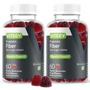 VITEEY Prebiotic Fiber Gummies for Adults, 4g - Gut Health & Digestive Soluble Fiber Supplement Gummies - Zero Sugar Añadido, Vegan, Gluten-Free - 120 Count
