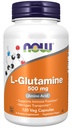 Now Foods L-Glutamine Capsules 500mg -Pack Of 120 Capsules