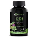 DIM Suplemento 300mg con Broccoli 200mg BioPerine 10mg-Hormone y Estrógeno Balance para Hombres,Menopause Relief,PCOS & PMS Support,Hormonal Acne Treatment-120 Caps,Diindolylmethane 150mg por Cap