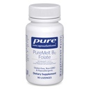 PureMelt B12 Folate - Active B Vitamin with L-5-MTHF - Metabolism Support > Red Blood Cell Function* - Non-GMO & Vegan - 90 Lozenges