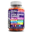 Limpio Nutra Liver Cleanse Detox " Reparar Gummies  durable Milk Thistle Gummy Liver Support Vitaminas ¦ Dandelion, Artichoke, Aloe Vera, Ginger, Berberine, Lemon, N-Acetyl-L-Cysteine, Suplemento Turmérico HCL