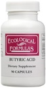 Fórmulas ecológicas Calcio Magnesium Butyrate (Btyric Acid), soporta Gut Health. 1-Pack, Cream, 90 cápsulas