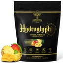 Ambrosia Hydroglyph Intraworkout Fórmula w/BCAA + EAA + Electrolytes Hidration Powder para proteger el músculo magro, 0g Sugar Fasting Hydration Drink Mix, Made w/Coconut Water (Pineapple Mango)