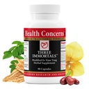 Preocupaciones de salud Tres inmortales - Suplemento de apoyo a la menopausia - Alivio potente para los flashes calientes, equilibrio hormonal y sudor nocturno - Dong Quai, Epimedium, Morinda, Rehmannia &amp; Lycium - 90 cápsulas