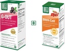 Bell Bundle - Stem Cell Supplements &amp; G-Out Uric Acid Cleanse - 25 Years Around The World, Sold Directly by The Manufacturer