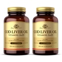 Solgar Cod Liver Oil - 100 Softgels - Proporciona vitaminas A &amp; D - No GMO, Gluten Gratis - 100 Servings