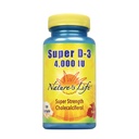 Vida de la Naturaleza Super D-3 4000 UI ← High Potency Vitamin D Supplement TEN may Support Healthy Bones, Teeth &amp; Immune System TEN 100 Softgels