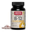 Jarrow Formulas Extra Strength Methyl B-12, Dietary Supplement for Cellular Energy Production, 100 Lemon-Flavored Chewable Tablets, Hasta 100 Day Supply