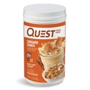 Quest Nutrition Cinnamon Crunch Protein Powder, 20g Protein, 2g Net Carb, 1g Sugar, Low Carb, Gluten Free, 1.6 libras, 24 piezas