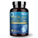 NATURE TARGET Triple Omega 3 6 9, Fish Oil 2400mg Softgels with Vitamin D3 " E - EPA " DHA " ALA - Supports Heart, Brain, Joint " Immune Health, Sustainably Sourced, Non-GMO