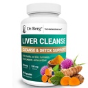 Dr. Berg Liver Cleanse Detox Capsules w/Unique Blend of Milk Thistle, Ox Bile &amp; Folate - Suplemento del hígado Incluye Turmeric, Black Pepper & Choline - 60 cápsulas