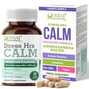Stress Hrx, Ashwagandha Suplemento cápsula, Herbal Destination Stress Relief - 60 Conde