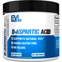 D Aspartic Acid Testosterone Booster para Hombre - 3120mg DAA D-Aspartic Acid Pre Workout Powder Muscle Builder para Hombres 3.12g - Suplemento de Salud de los Hombres para la potencia de conducción mejorada y el Vigor - Desflavorado