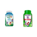 Vitafusion Fiber Well Fit Gummies Suplemento, 90 Conde (Packaging May Vary) & Extra Strength Vitamina B12 Gummy Vitaminas para Energía Metabolismo Apoyo