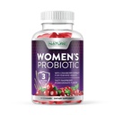 Construido por Probióticos Naturales para Mujeres Gummies 3 Billones CFU, 6 Strains Probióticos con Suplemento de Arándano, Digestivo, Inmune, Vaginal &amp; Urinary Health, Shelf Stable, 60 Gummy