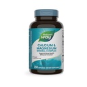 Camino de la Naturaleza Calcio &amp; Complejo Mineral de Magnesio, soporta la función de la salud ósea &amp; muscular* 750 mg por servicio de 3 cápsulas, 250 cápsulas (paquete mayo Vary)