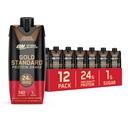 Optimum Nutrition Gold Standard Protein Shake, 24g Protein, Listo para beber bebidas proteínas, Chocolate, 11 Fl Oz, 12 Cuenta (Pack of 1) (Packaging May Vary)